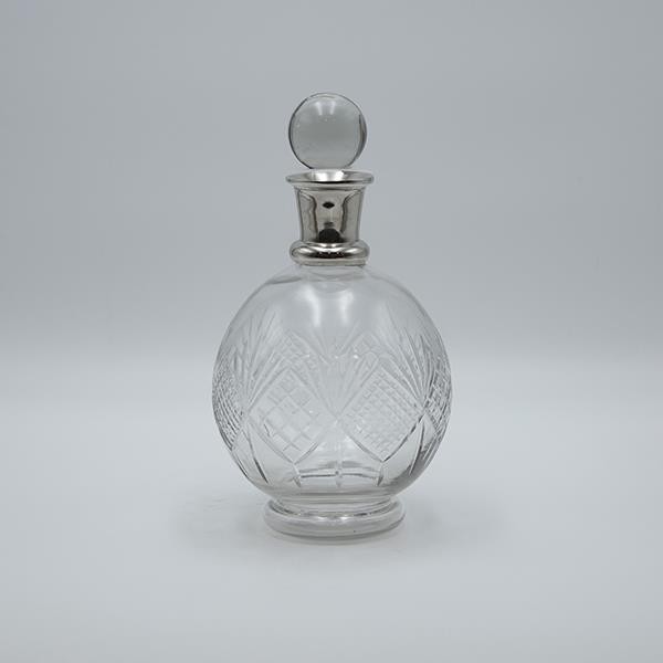 ΚΑΡΑΦΑ ΓΥΑΛΙΝΗ-ΜΕΤΑΛΛΙΚΗ ΑΣΗΜΙ 27.5x13cm