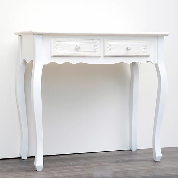 ΚΟΝΣΟΛΑ ΞΥΛΙΝΗ ΛΕΥΚΗ 80x40x75cm