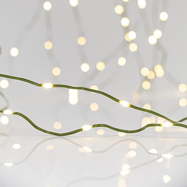ΣΕΙΡΑ, 500 MINI LED, ΜΕΤΑΣΧΗΜΑΤΙΣΤΗ, 8 ΠΡΟΓΡΑΜΜΑΤΑ & ΜΝΗΜΗ, ΠΡΑΣΙΝΟ ΠΛΑΚΕ ΧΑΛΚΙΝΟ ΚΑΛΩΔΙΟ, DAYLIGHT LED ΑΝΑ 5cm, ΠΡΟΕΚΤΑΣΗ ΠΑΡΟΧΗΣ 5m, IP44