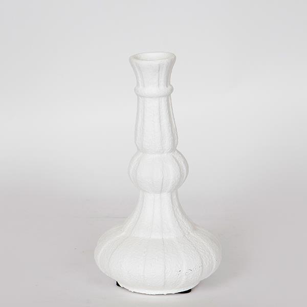 ΒΑΖΟ ΚΕΡΑΜΙΚΟ ΛΕΥΚΟ 13x13x23.5cm