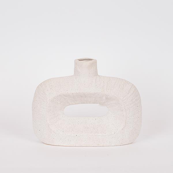 ΒΑΖΟ ΚΕΡΑΜΙΚΟ ΛΕΥΚΟ 26x9x20cm