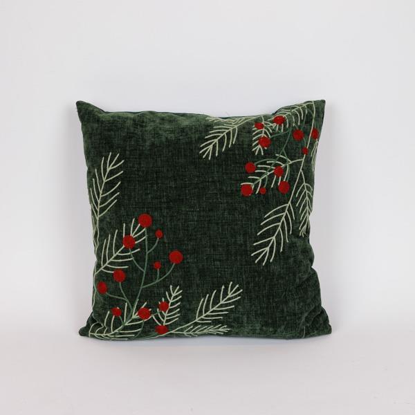 ΜΑΞΙΛΑΡΙ, ΠΡΑΣΙΝΟ ΒΕΛΟΥΔΟ, ΜΕ ΓΚΙ, 45x45cm