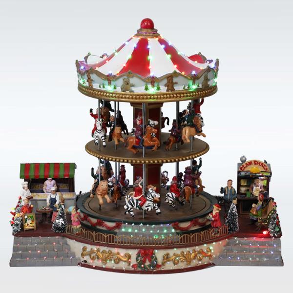 ΦΩΤΙΖΟΜΕΝΟ ΚΑΡΟΥΖΕΛ, 2 ΕΠΙΠΕΔΩΝ, ΜΕ ΜΑΓΑΖΑΚΙΑ, ΜΕ ΜΟΥΣΙΚΗ ΚΑΙ ΚΙΝΗΣΗ, ΜΕ ΜΕΤΑΣΧΗΜΑΤΙΣΤΗ, 39x28x34cm