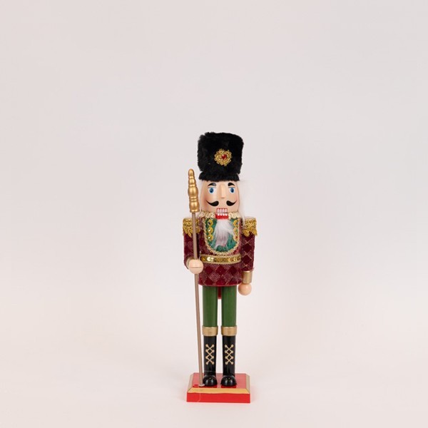 ΚΑΡΥΟΘΡΑΥΣΤΗΣ ΠΛΑΣΤΙΚΟΣ, ΜΠΟΡΝΤΟ ΒΕΛΟΥΔΟ, 25.5cm