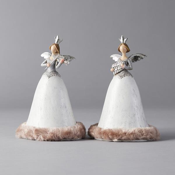 ΠΟΛΥΡΕΖΙΝ ΓΚΡΙ ΑΓΓΕΛΑΚΙ, 2 ΣΧΕΔΙΑ, 11,50x8,5x18cm