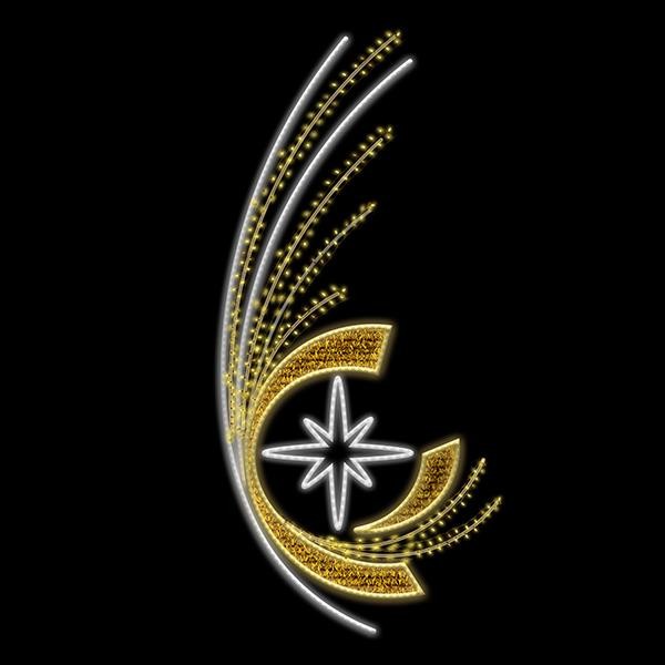 ΕΠΑΓΓΕΛΜΑΤΙΚΟ ΣΧΕΔΙΟ, ΕΠΙΣΤΗΛΙΟ, ΜΕ ΑΣΤΕΡΙ, 230V, ΛΕΥΚΗ & ΘΕΡΜΗ ΛΕΥΚΗ LED ΦΩΤΟΣΩΛΗΝΑ, ΛΕΥΚΟ LED, 250x95, IP65