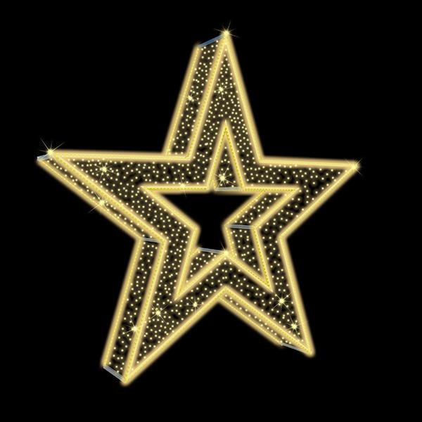 ΕΠΑΓΓΕΛΜΑΤΙΚΟ ΣΧΕΔΙΟ, ΑΣΤΕΡΙ 3D, 230V, ΘΕΡΜΗ ΛΕΥΚΗ LED ΦΩΤΟΣΩΛΗΝΑ, ΘΕΡΜΟ ΛΕΥΚΟ LED, 200x200x20cm, IP65