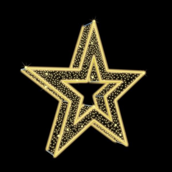 ΕΠΑΓΓΕΛΜΑΤΙΚΟ ΣΧΕΔΙΟ, ΑΣΤΕΡΙ 3D, 230V, ΘΕΡΜΗ ΛΕΥΚΗ LED ΦΩΤΟΣΩΛΗΝΑ, ΘΕΡΜΟ ΛΕΥΚΟ LED, 350x300x30cm, IP65