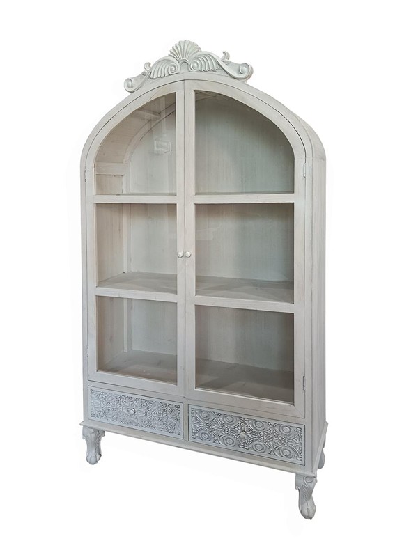 ΒΙΤΡΙΝΑ ΞΥΛΙΝΗ ΕΚΡΟΥ 93.5x32x160cm