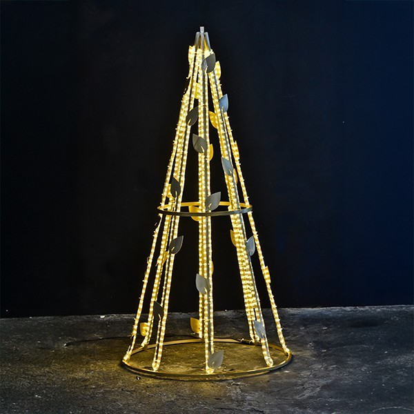 ΕΠΑΓΓΕΛΜΑΤΙΚΟ ΣΧΕΔΙΟ, ΔΕΝΤΡΟ 3D ΜΕ ΦΥΛΛΑ, ΘΕΡΜΗ ΛΕΥΚΗ LED ΦΩΤΟΣΩΛΗΝΑ, 240x120x120cm, IP65