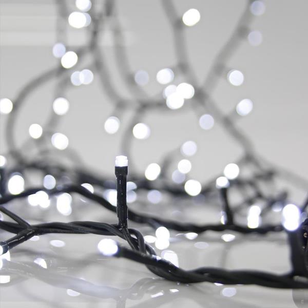 ΣΕΙΡΑ, 1200 LED 3mm, 31V ΜΕΤΑΣΧΗΜΑΤΙΣΤΗ, ΣΤΑΘΕΡΟ, ΠΡΑΣΙΝΟ PVC ΚΑΛΩΔΙΟ, ΛΕΥΚΟ LED ΑΝΑ 5cm, ΠΡΟΕΚΤΑΣΗ ΠΑΡΟΧΗΣ 3m, ΙΡ44