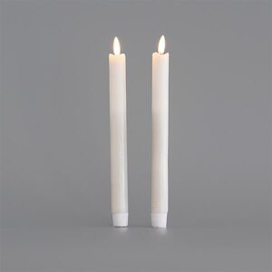 ΚΕΡΙ ΜΠΑΤΑΡΙΑΣ ΜΕ ΚΙΝΗΣΗ ΣΤΗ ΦΛΟΓΑ, ΛΕΥΚΟ, ΣΕΤ 2 ΤΜΧ, 2,2x24cm