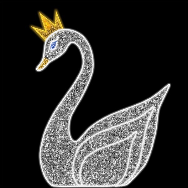 ΕΠΑΓΓΕΛΜΑΤΙΚΟ ΣΧΕΔΙΟ, ΚΥΚΝΟΣ 3D, ΛΕΥΚΗ LED ΦΩΤΟΣΩΛΗΝΑ, ΛΕΥΚΟ LED ΛΑΜΠΑΚΙ, 260x250x105cm, IP65