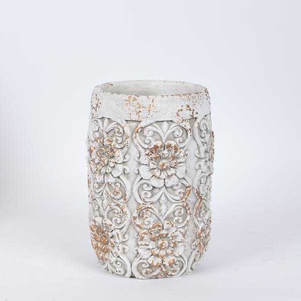 BAZO ΤΣΙΜΕΝΤΕΝΙΟ ΛΕΥΚΟ 17.5x17.5x25cm