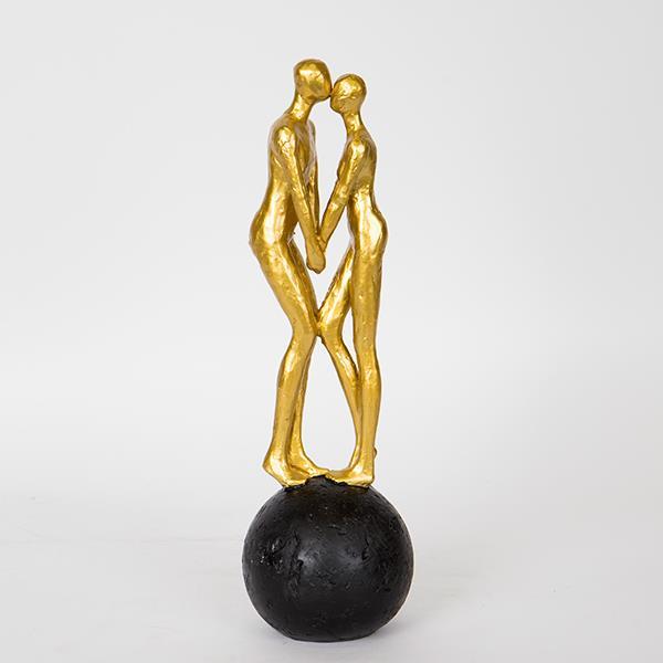 ΔΙΑΚΟΣΜΗΤΙΚΟ ΓΛΥΠΤΟ ΖΕΥΓΑΡΙ ΧΡΥΣΟ 9.5x9.5x31.5cm