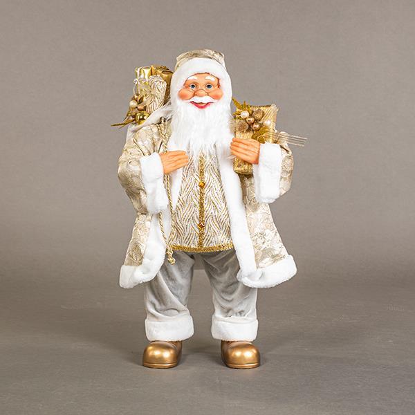 ΑΓΙΟΣ ΒΑΣΙΛΗΣ ΛΕΥΚΟΣ ΜΕ ΧΡΥΣΟ, 80cm