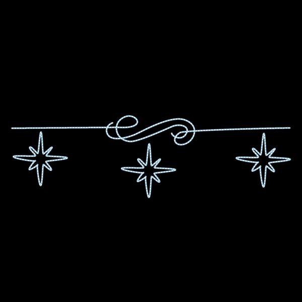 ΕΠΑΓΓΕΛΜΑΤΙΚΟ ΣΧΕΔΙΟ, ΓΙΡΛΑΝΤΑ, ΜΕ ΑΣΤΕΡΙΑ, 230V, ΛΕΥΚΗ LED ΦΩΤΟΣΩΛΗΝΑ, 110x600, IP65