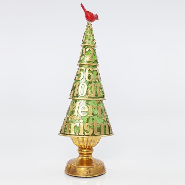 ΔΕΝΤΡΑΚΙ ΧΑΛΚΙΝΟ ΕΠΙΤΡΑΠΕΖΙΟ ΜΕ ΠΟΥΛΑΚΙ ΣΤΗΝ ΚΟΡΥΦΗ, 16x13x50,5cm