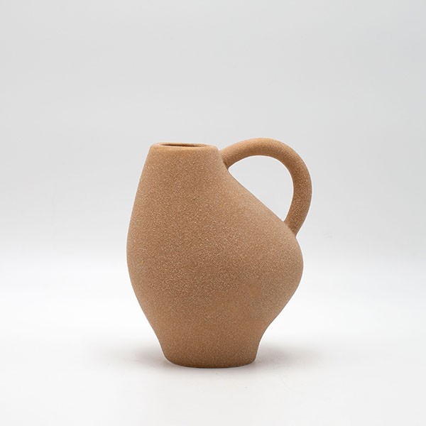 ΒΑΖΟ ΚΕΡΑΜΙΚΟ ΑΝΟΙΧΤΟ ΚΑΦΕ 14.5x9x20cm
