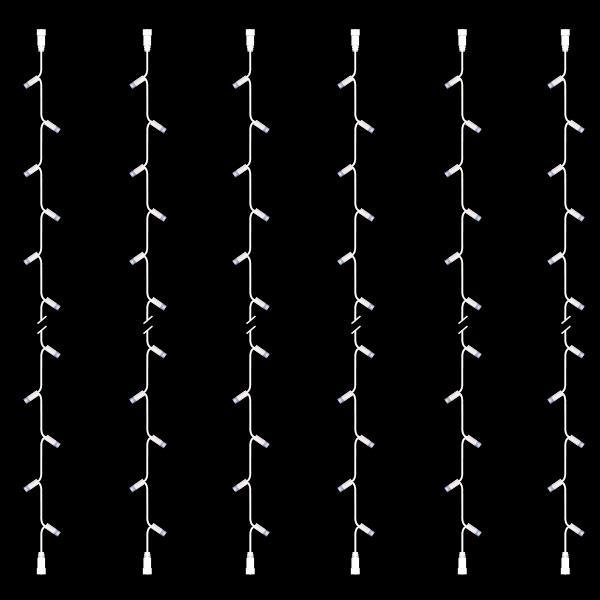 ΣΕΙΡΑ, DIY ΣΕΤ 6 ΤΜΧ, 20 LED, 2 ΕΠΕΚΤΑΣΕΙΣ, ΛΕΥΚΟ ΚΑΟΥΤΣΟΥΚ ΚΑΛΩΔΙΟ, ΛΕΥΚΟ LED ΑΝΑ 10cm, ΙΡ65