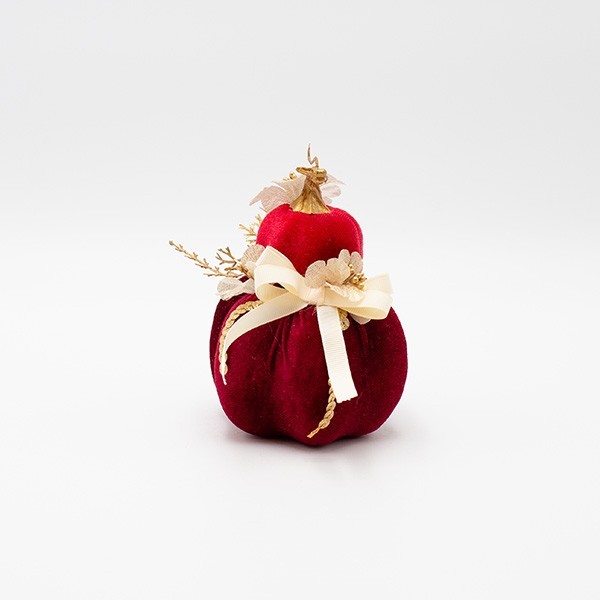 ΒΕΛΟΥΔΙΝΗ ΚΟΛΟΚΥΘΑ, ΔΙΠΛΗ, ΚΟΚΚΙΝΗ ΜΠΟΡΝΤΟ, 9x13cm