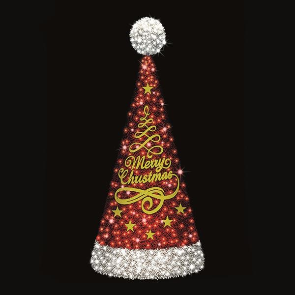 ΕΠΑΓΓΕΛΜΑΤΙΚΟ ΣΧΕΔΙΟ, ΧΡΙΣΤΟΥΓΕΝΝΙΑΤΙΚΟ ΔΕΝΤΡΟ 3D ΜΕ ΕΠΙΓΡΑΦΗ, 230V, ΛΕΥΚΟ & ΚΟΚΚΙΝΟ LED, 900x350cm, IP65