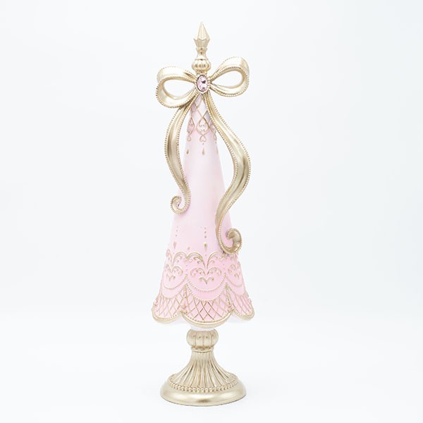 ΔΕΝΤΡΟ ΠΟΛΥΡΕΖΙΝ, ΡΟΖ ΝΤΕΓΚΡΑΝΤΕ, ΜΕ ΦΙΟΓΚΟ, 12.5x12.5x45.8cm