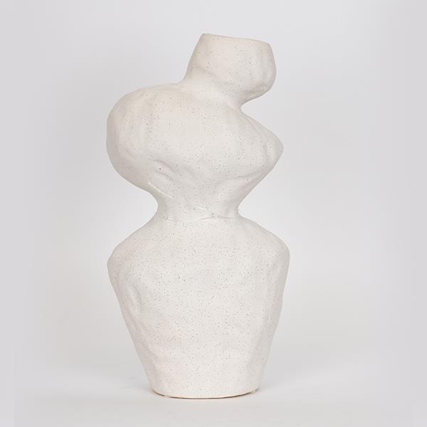ΒΑΖΟ ΚΕΡΑΜΙΚΟ ΛΕΥΚΟ 17x13.5x32cm