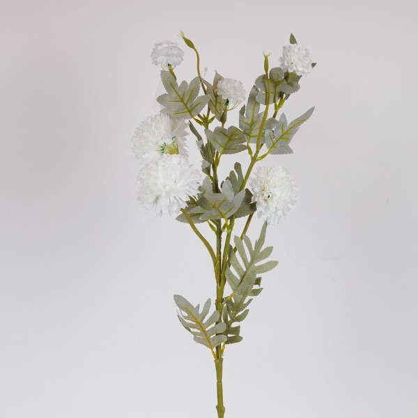ΛΟΥΛΟΥΔΙ/ΚΛΑΔΙ ΧΡΥΣΑΝΘΕΜΟ ΜΠΑΛΑ ΛΕΥΚΟ 77cm