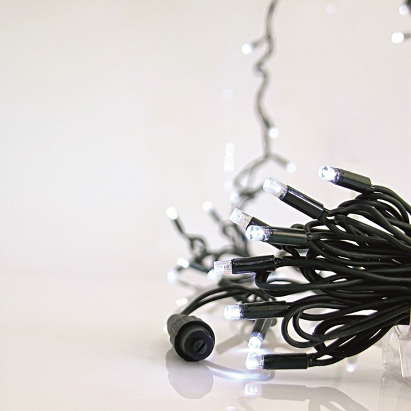 ΣΕΙΡΑ, 100 LED 5mm ΜΕ ΚΑΛΥΜΜΑ, 230V, 3 ΕΠΕΚΤΑΣΕΙΣ ΕΩΣ 9 ΣΕΤ, ΠΡΑΣΙΝΟ ΚΑΟΥΤΣΟΥΚ ΚΑΛΩΔΙΟ, 90 ΛΕΥΚA + 10 ΛΕΥΚΑ FLASH LED ANA 10cm, ΠΡΟΕΚΤΑΣΗ ΠΑΡΟΧΗΣ 1,5m, ΙΡ65