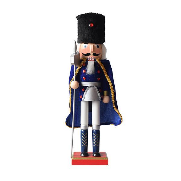 ΚΑΡΥΟΘΡΑΥΣΤΗΣ, ΑΣΠΡΟΣ ΜΕ ΜΠΛΕ ΚΑΠΑ, 38cm