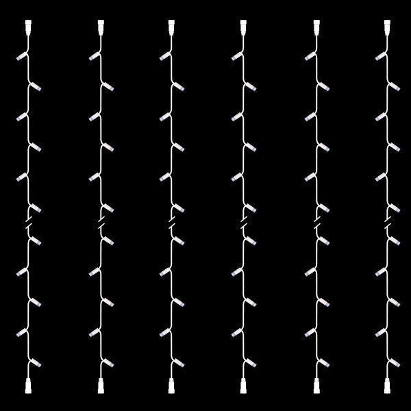 ΣΕΙΡΑ, DIY ΣΕΤ 6 ΤΜΧ, 30 LED, 2 ΕΠΕΚΤΑΣΕΙΣ, ΛΕΥΚΟ ΚΑΟΥΤΣΟΥΚ ΚΑΛΩΔΙΟ, ΛΕΥΚO LED ΑΝΑ 10cm, ΙΡ65
