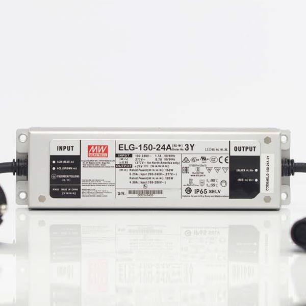 24V ΜΕΤΑΣΧΗΜΑΤΙΣΤΗΣ, 150W, ΠΡΑΣΙΝΟ ΚΑΟΥΤΣΟΥΚ ΚΑΛΩΔΙΟ, ΚΑΛΩΔΙΟ ΠΑΡΟΧΗΣ 3m, IP65
