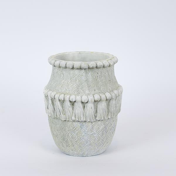 ΠΥΘΑΡΙ ΤΣΙΜΕΝΤΕΝΙΟ ΓΚΡΙ 17.5x17.5x20.5cm