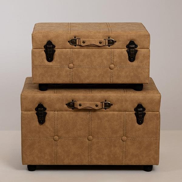 S/2 ΜΠΑΟΥΛΑ ΜΠΕΖ 61x37x37cm/ 51x30x26cm