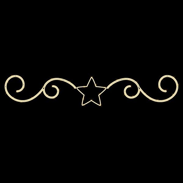 ΕΠΑΓΓΕΛΜΑΤΙΚΟ ΣΧΕΔΙΟ, ΓΙΡΛΑΝΤΑ, ΜΕ ΑΣΤΕΡΙ, 230V, ΘΕΡΜΗ ΛΕΥΚΗ LED ΦΩΤΟΣΩΛΗΝΑ, 110x520, IP65