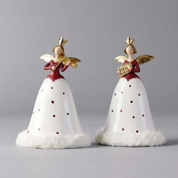 ΠΟΛΥΡΕΖΙΝ ΚΟΚΚΙΝΟ ΑΓΓΕΛΑΚΙ, 2 ΣΧΕΔΙΑ, 11,50x8,5x18cm