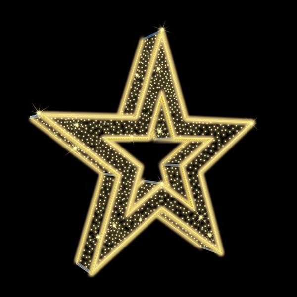 ΕΠΑΓΓΕΛΜΑΤΙΚΟ ΣΧΕΔΙΟ, ΑΣΤΕΡΙ 3D, 230V, ΘΕΡΜΗ ΛΕΥΚΗ LED ΦΩΤΟΣΩΛΗΝΑ, ΘΕΡΜΟ ΛΕΥΚΟ LED, 150x150x20cm, IP65