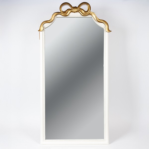 ΚΑΘΡΕΦΤΗΣ ΠΟΛΥΡΕΖΙΝ ΛΕΥΚΟΣ - ΧΡΥΣΟΣ 61x4x119cm