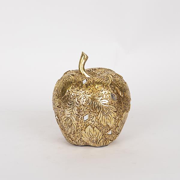 ΔΙΑΚΟΣΜΗΤΙΚΟ ΜΗΛΟ ΧΡΥΣΟ 14.5x14x16.5cm