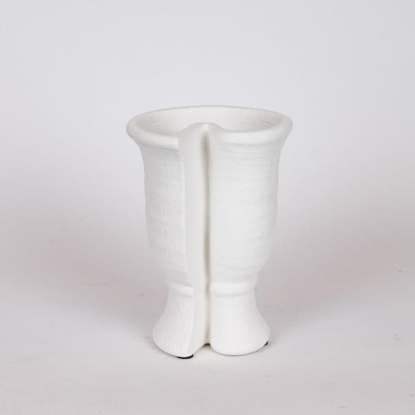 ΒΑΖΟ ΚΕΡΑΜΙΚΟ ΛΕΥΚΟ15x13x21cm