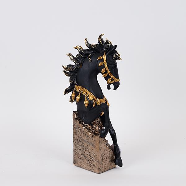 ΑΛΟΓΟ ΜΑΥΡΟ - ΧΡΥΣΟ 17x10x36cm