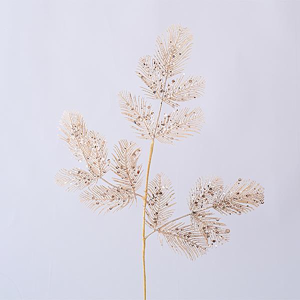 ΚΛΑΔΙ ΣΑΜΠΑΝΙ, ΜΕ GLITTER ΚΑΙ ΠΟΥΛΙΕΣ, 75cm