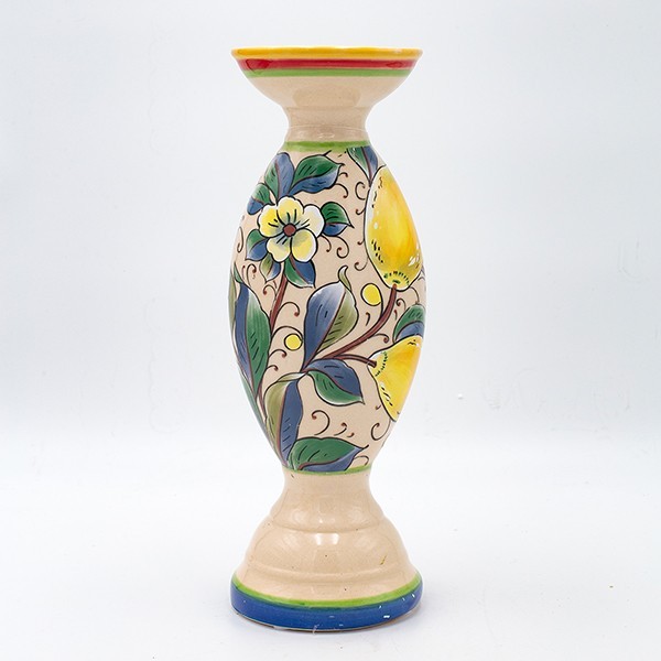 ΚΗΡΟΠΗΓΙΟ ΚΕΡΑΜΙΚΟ ΜΠΕΖ-ΜΕ ΛΕΜΟΝΙΑ 10.2x10.2x30cm