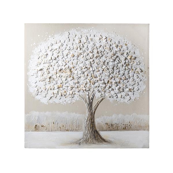 ΠΙΝΑΚΑΣ ΔΕΝΤΡΟ ΚΑΦΕ ΛΕΥΚΟ 100x3x100cm