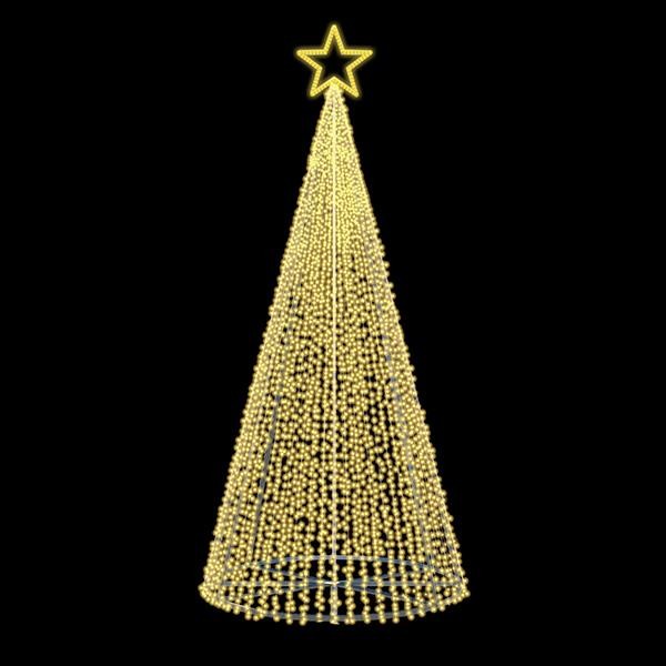 ΕΠΑΓΓΕΛΜΑΤΙΚΟ ΣΧΕΔΙΟ, ΧΡΙΣΤΟΥΓΕΝΝΙΑΤΙΚΟ ΔΕΝΤΡΟ 3D, 230V, ΘΕΡΜΟ ΛΕΥΚΟ LED, 500x200cm, IP65