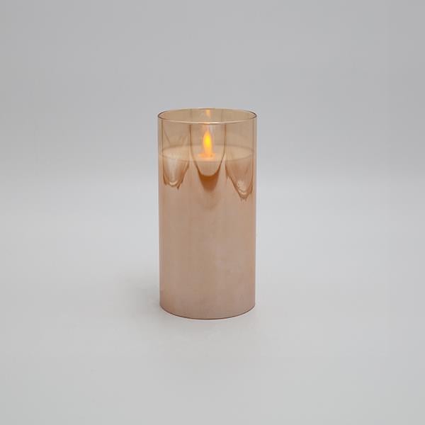 ΚΕΡΙ ΜΠΑΤΑΡΙΑΣ ΜΕ ΚΙΝΗΣΗ ΣΤΗ ΦΛΟΓΑ, ΜΕ ΓΥΑΛΙ, ΜΕΛΙ, ΜΕ ΧΡΟΝΟΔΙΑΚΟΠΤΗ, 7,5x15cm