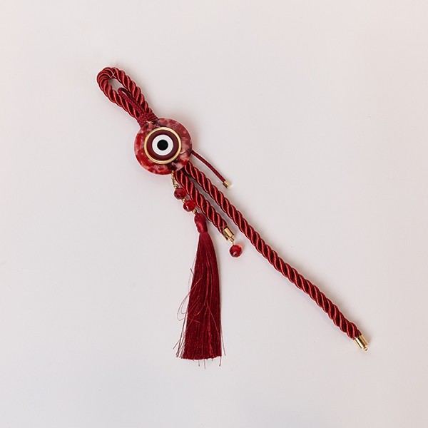 ΚΡΕΜΑΣΤΟ ΓΟΥΡΙ, ΚΟΚΚΙΝΟ, ΜΕ ΧΡΥΣΕΣ ΛΕΠΤΟΜΕΡΕΙΕΣ ΚΑΙ ΜΑΤΙ, 38cm