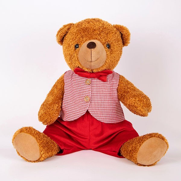 ΑΡΚΟΥΔΑΚΙ ΜΕ ΡΟΖ ΚΑΡΟ ΓΙΛΕΚΟ, ΚΑΘΙΣΤΟ, 40cm