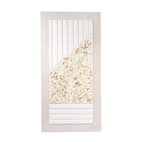 ΠΙΝΑΚΑΣ 3D ΓΡΑΜΜΕΣ ΛΕΥΚΟ-ΧΡΥΣΟ 60x3x120cm